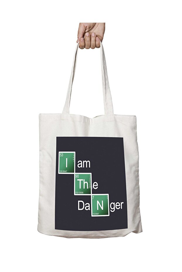 I Am the Danger I Am Dangerous Periodic Table Ruler Two-Sided Permanent Printed Washable Bag