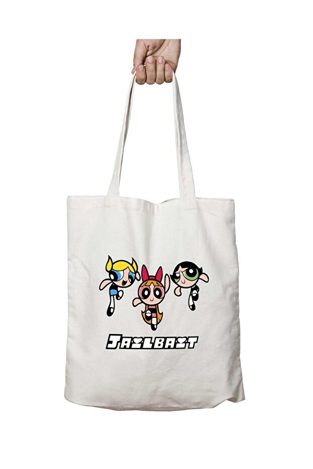 Powerpuff Girls Jailbait Two-Sided Permanent Printed Washable Bag