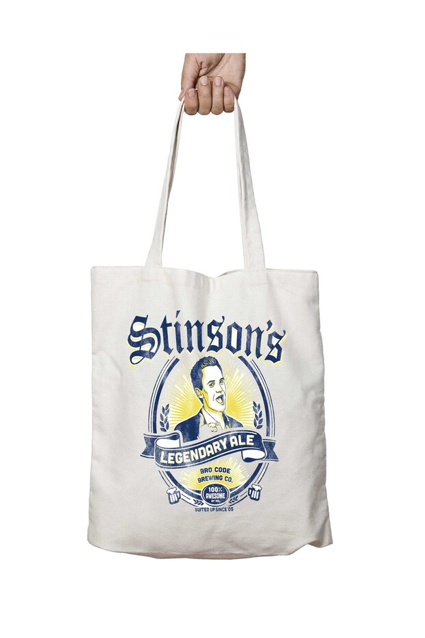 Stinsons Legendary Ale How I Met Your Mother Two-Sided Permanent Printed Washable Bag