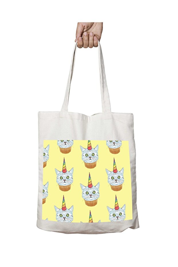 Unicat Cat Pattern - حقيبة دائمة وقابلة للغسل
