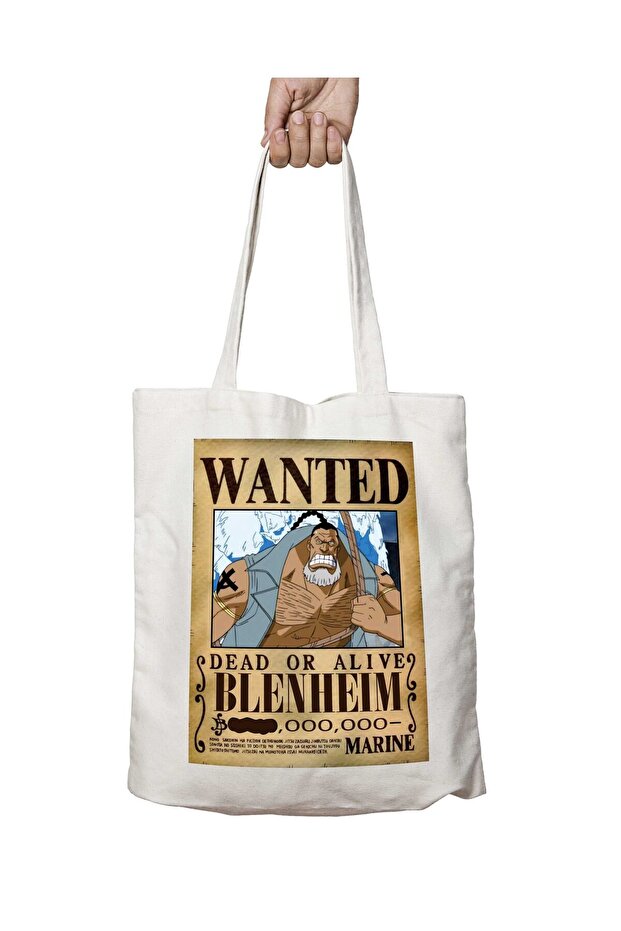 Wanted Blenheim Anime - حقيبة قابلة للغسل مطبوعة على الجانبين