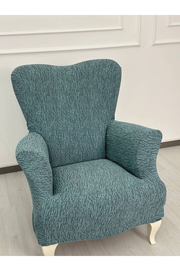 Jakar Kumaş Lastikli Kayma Yapmayan Tek Kişilik 1 Adet Berjer Örtüsü - 1