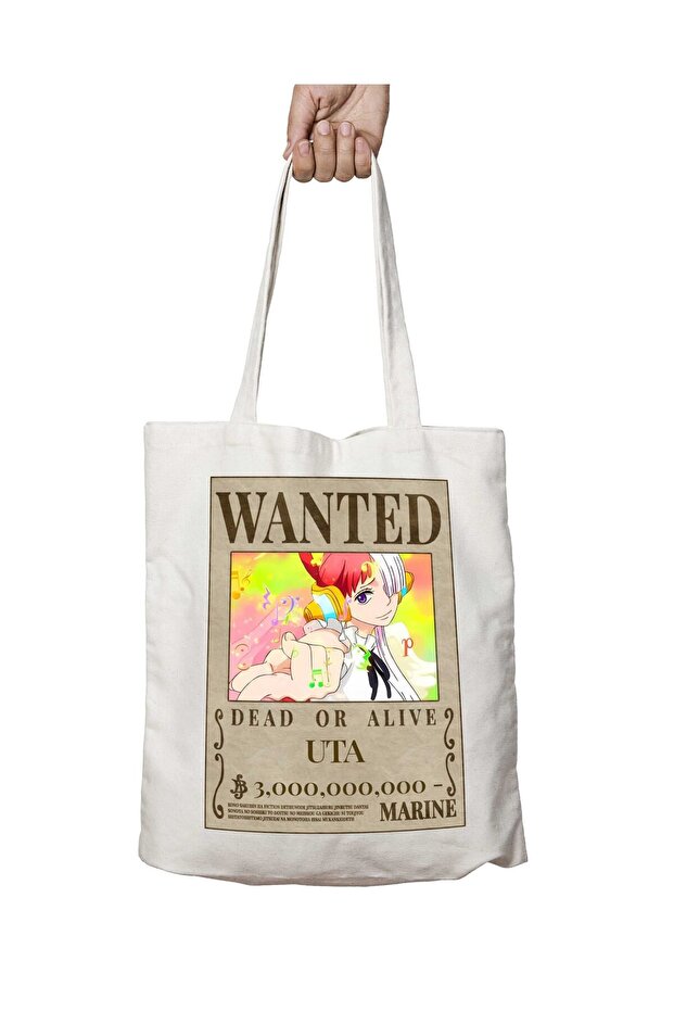 Wanted Uta Anime - حقيبة قابلة للغسل مطبوعة على الجانبين