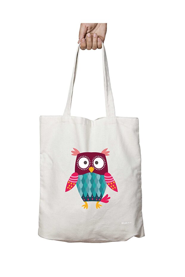 OWL البومة - حقيبة دائمة مطبوعة قابلة للغسل