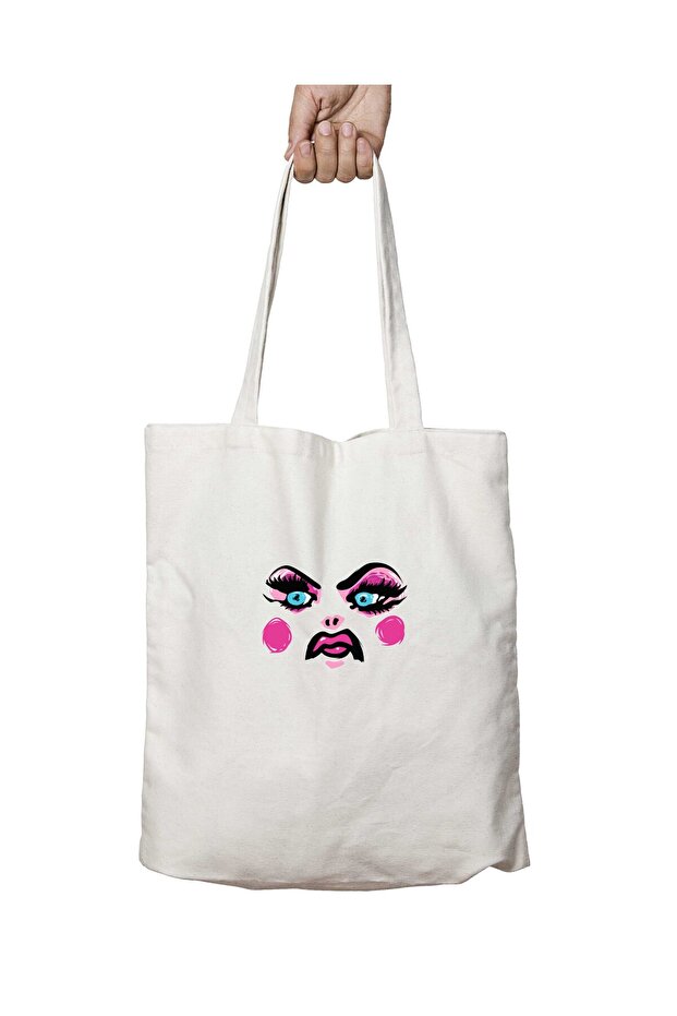 Rupaul - Alaska Lil' Pound Cake Two-Sided Permanent Printed Washable School Beach Shoulder Tote Bag