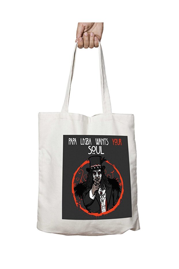 Papa Legba Wants Your Soul American Horror Story Coven Two-Sided Permanent Printed Washable Bag