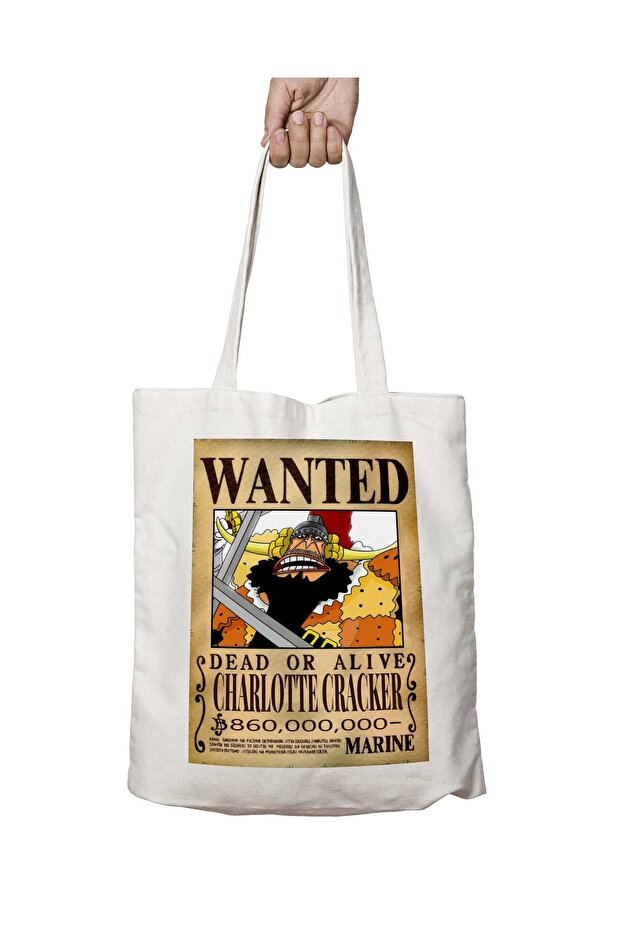 Wanted Charlotte Cracker Anime - حقيبة كتف قابلة للغسل ومطبوعة على الجانبين