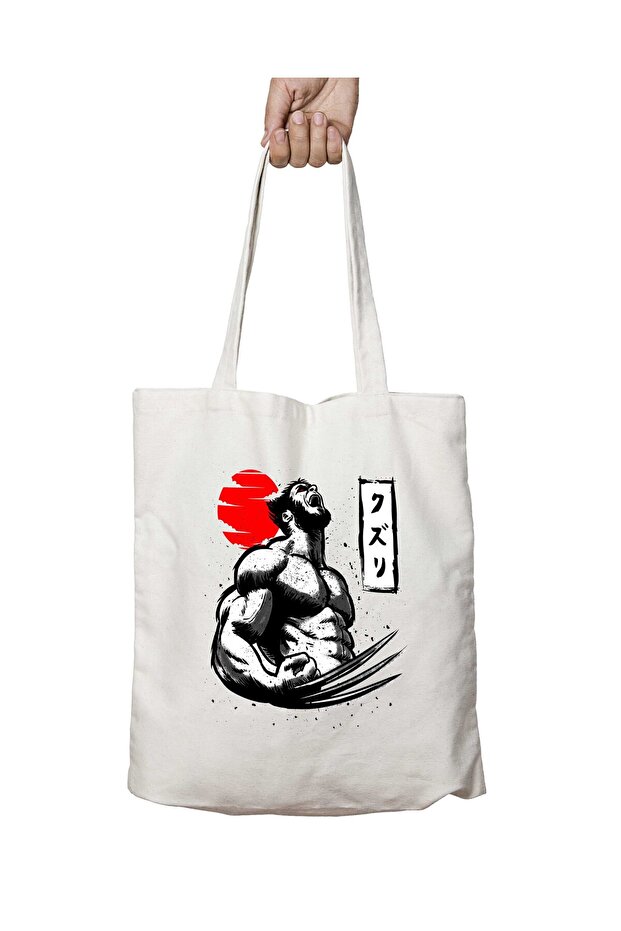 X Men Wolverine Logan claws - Two Sided Permanent Printed Washable Bag