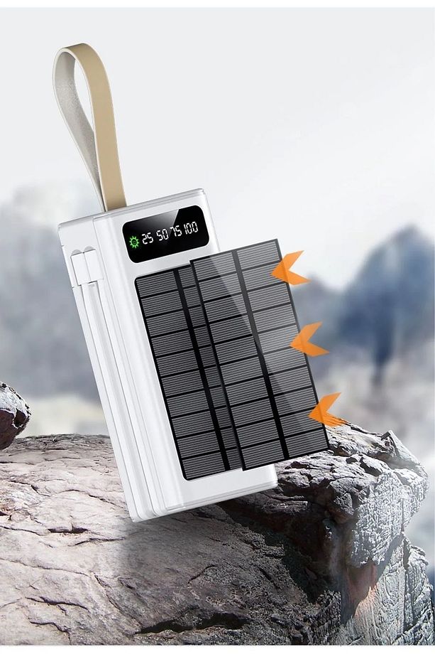 30.000mah Led Ekran Göstergeli Led Işıklı Powerbank Batarya Şarj Aleti 4xusb Çıkışlı Typc Lightning - 4