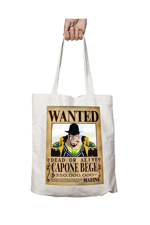 Capone Bege Anime - حقيبة مطبوعة قابلة للغسل، تدوم على الجانبين