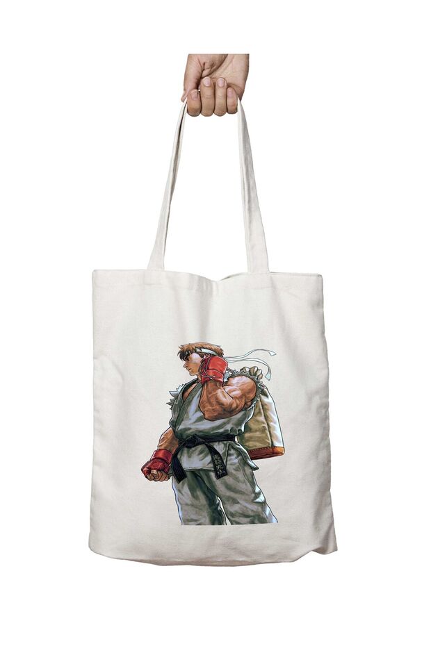 Ryu Andarilho Street Fighter Two Sides Permanent Printed Washable Bag