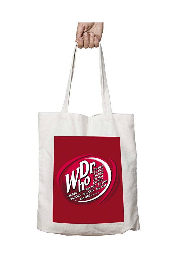 حقيبة دافئة مطبوعة قابلة للغسل على الجانبين من Doctor Who BBC - Dr Pepper