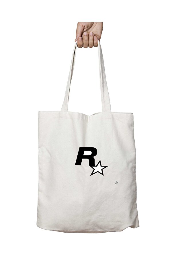 لعبة Rockstar - حقيبة قابلة للغسل مطبوعة على الجانبين