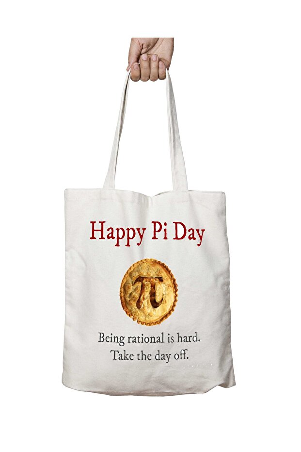 حقيبة غسالة مطبوعة على الجانبين من Pi Day