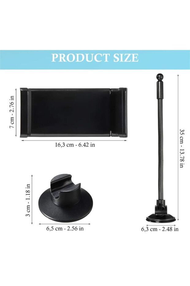 L-3 Araç içi tablet ve telefon tutucu - 3