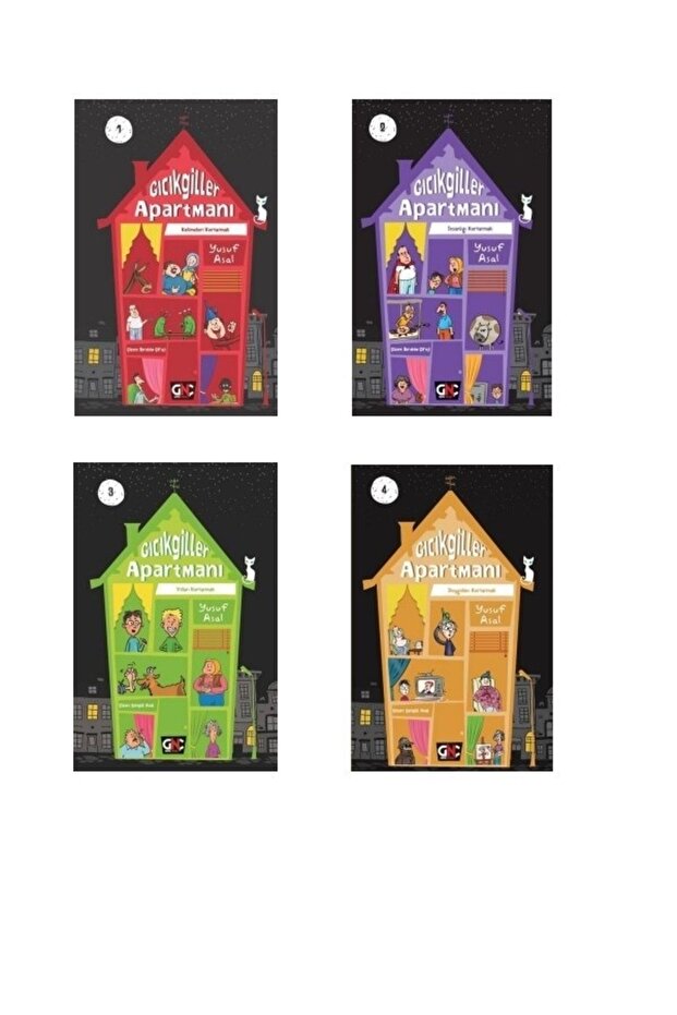 Gıcıkgiller Apartmanı Yusuf Asal 1 / 2 / 3 /4 Set - 1