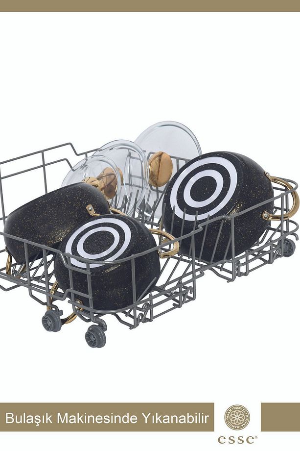 Bkmdizayncom Granite Gold 6 Parça Güveç Set 16-18-20 Cm - 8