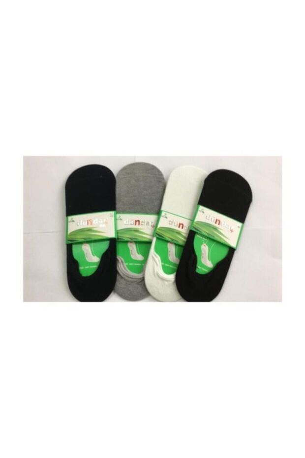 Erkek 12'lı Bambu Silikonlu Babet Çorap Bambu - 1