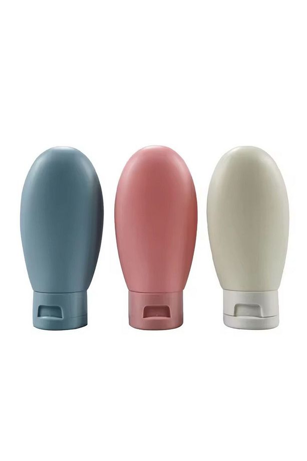 3 Adet Seyahat Tipi Doldurulabilir Krem Şampuan Duş Jeli Sprey Losyon Şişe Seti Krem Kutusu 60 Ml - 4