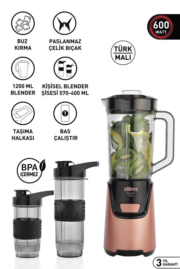 Tropix Pro Kişisel Blender-roze