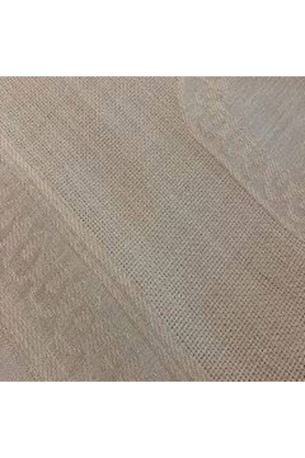 Beige Etamine Prayer Mat Embroidered Fabric