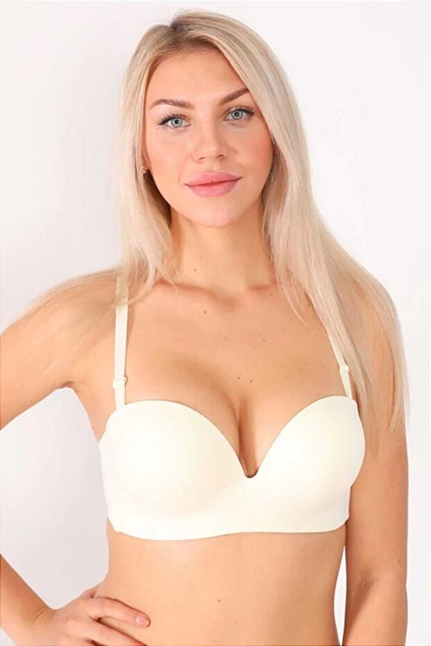 حمالة صدر مزدوجة مبطنة بدون سلك - 1