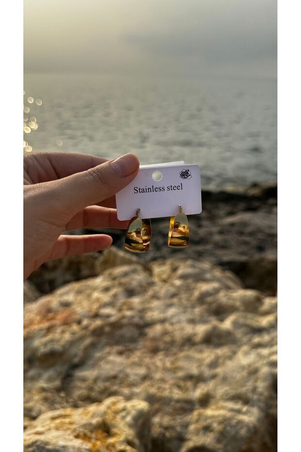 Çelik Halka Küpe - 4