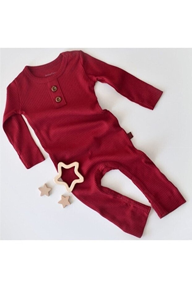 Unisex Baby Long Sleeve Jumpsuit - Csym11410 - Rebebe