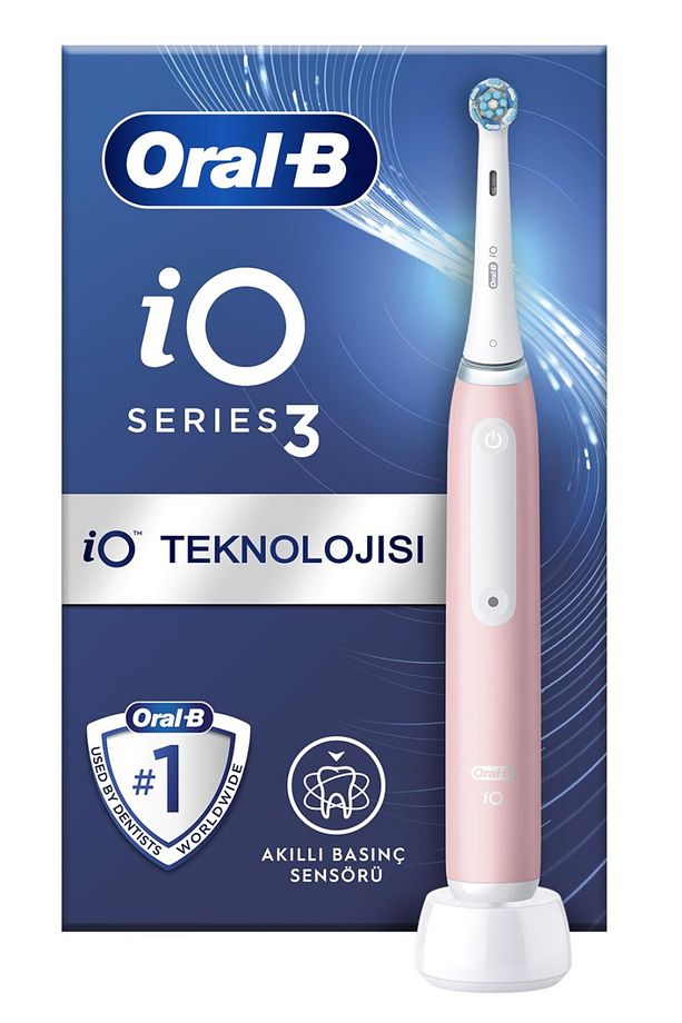 -B iO 3 Pembe Şarjlı Diş Fırçası - 1
