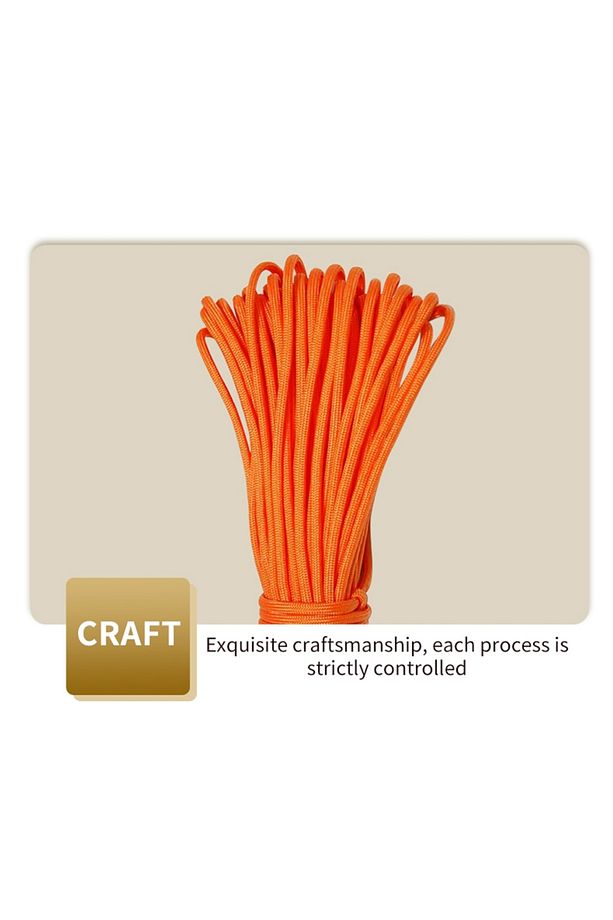 Çadır İpi - Kamp İpi - Kamp Çadır İpi - Çadır Halatı -Kamp Halatı-Fosforlu Çadır Bağlama 20mx0.4 cm. - 3