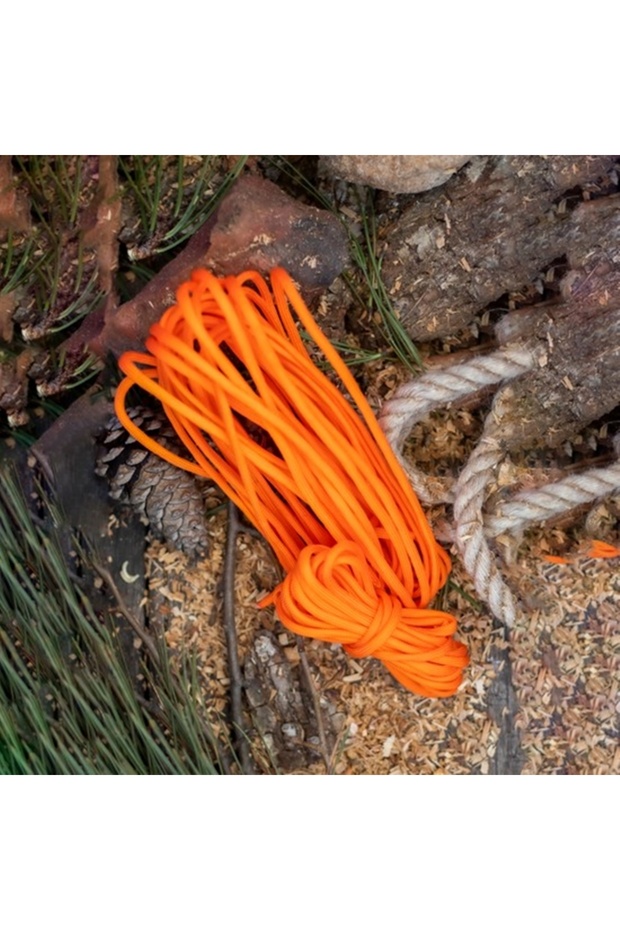 Çadır İpi - Kamp İpi - Kamp Çadır İpi - Çadır Halatı -Kamp Halatı-Fosforlu Çadır Bağlama 20mx0.4 cm. - 8