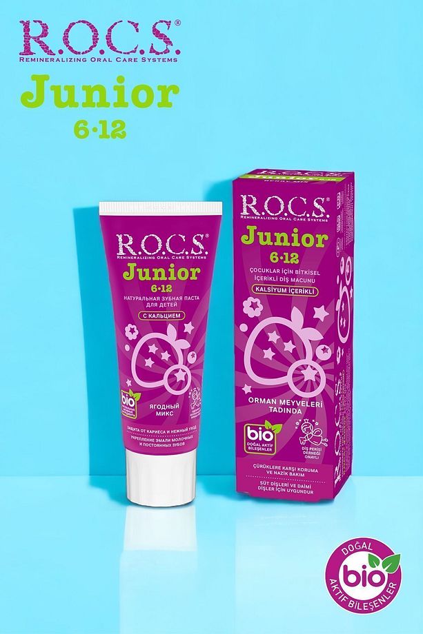 Rocs Junıor 6-12 Orman Meyveli Diş Macunu Ve Diş Fırçası Seti - 2