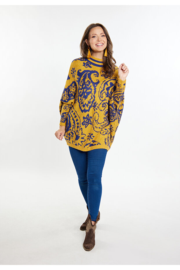 Poncho-pullover - 1