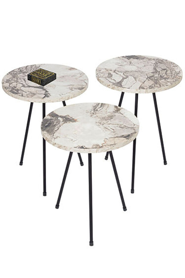 side service tables for an elegant home, suitable for placing next to the sofa - 4