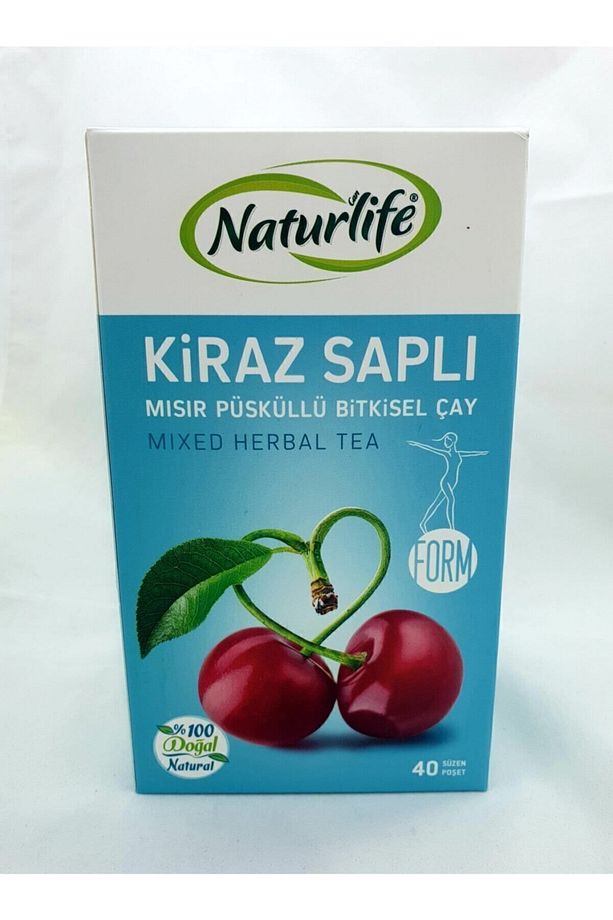 Kiraz Saplı Mısır Püsküllü Bitkisel Çay 40' Lı Süzen Poşet( Mixed Herbal Tea) - 1