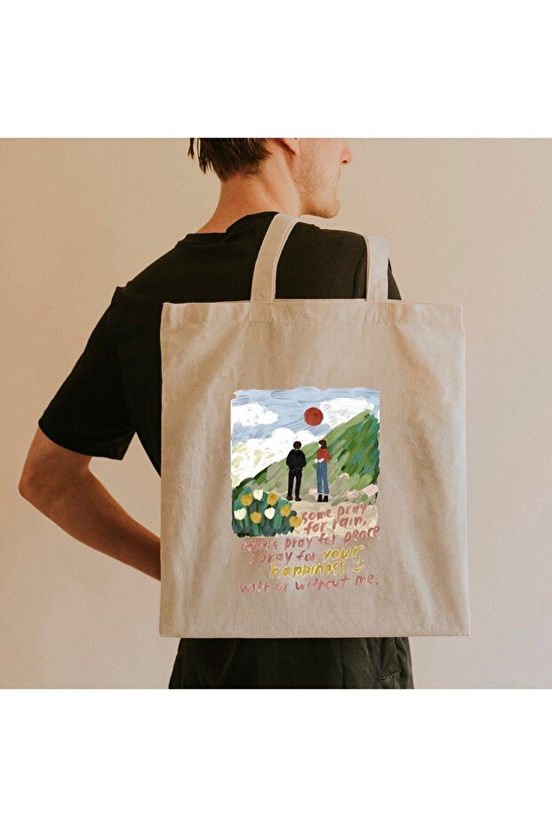 I Pray Four You Canvas Bag
