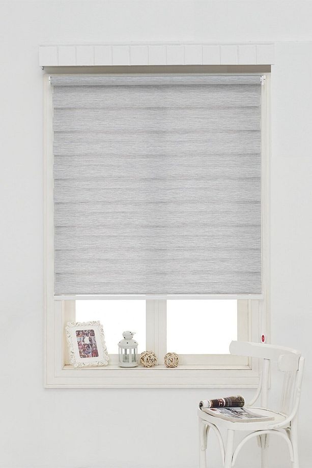 Bambu Raks Açık Gri Zebra Perde - 3