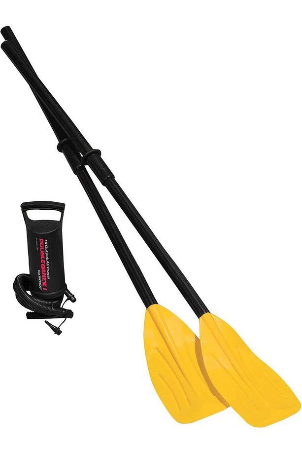 Kürekli Binici Bot Seti -Kürekli Şişme Bot Set-Havuz ve Deniz Binici Bot Explorer 300-211x117x41 cm. - 3