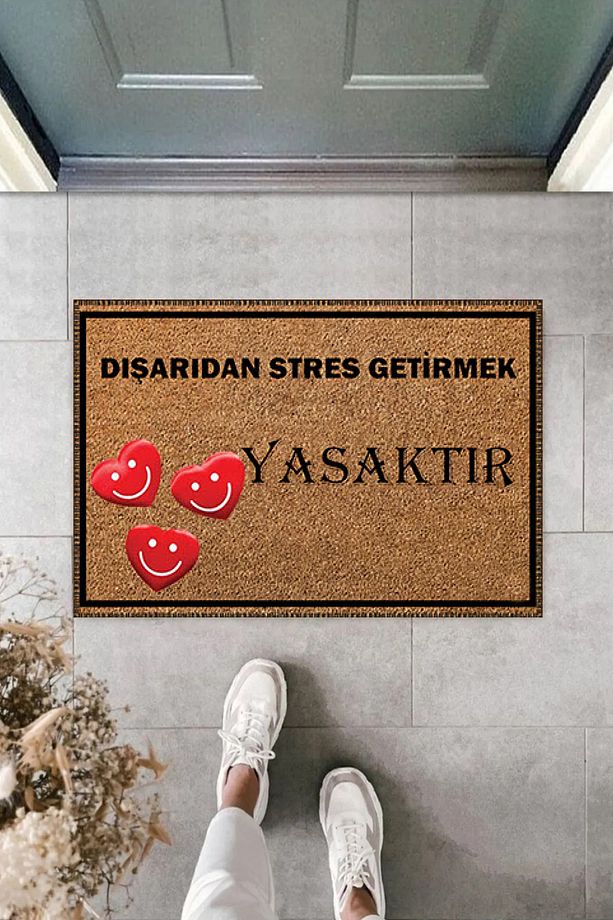 Kapı Önü Paspası Yıkanabilir Leke Tutmaz 40x60-paspas9 - 1