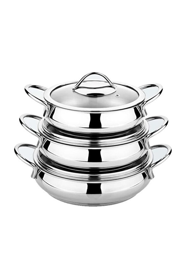 Çelik Elit 3'lü Omlet Seti - 1