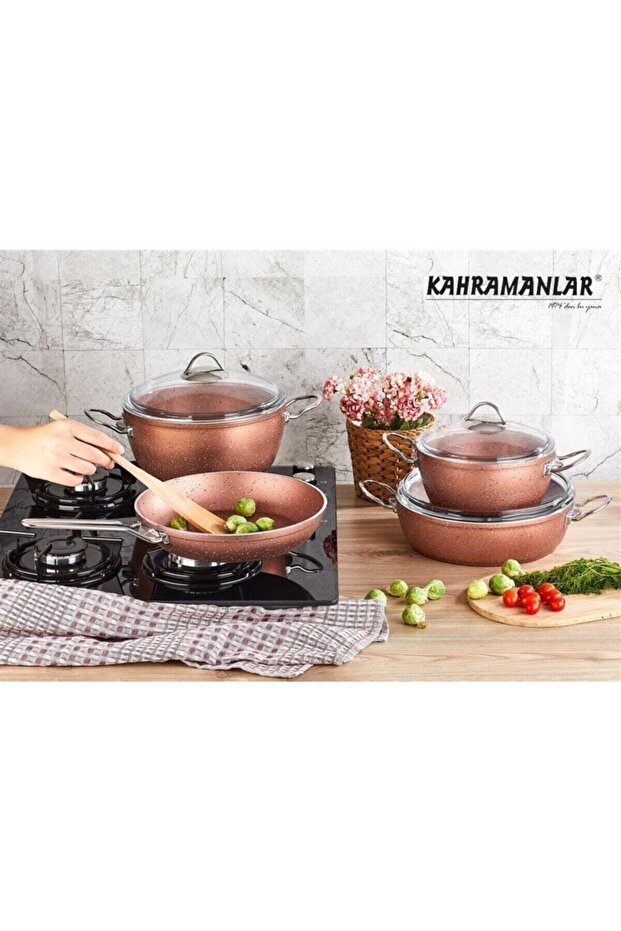 Fiesta Rose 7 Parça Platin Kulp Set - 1