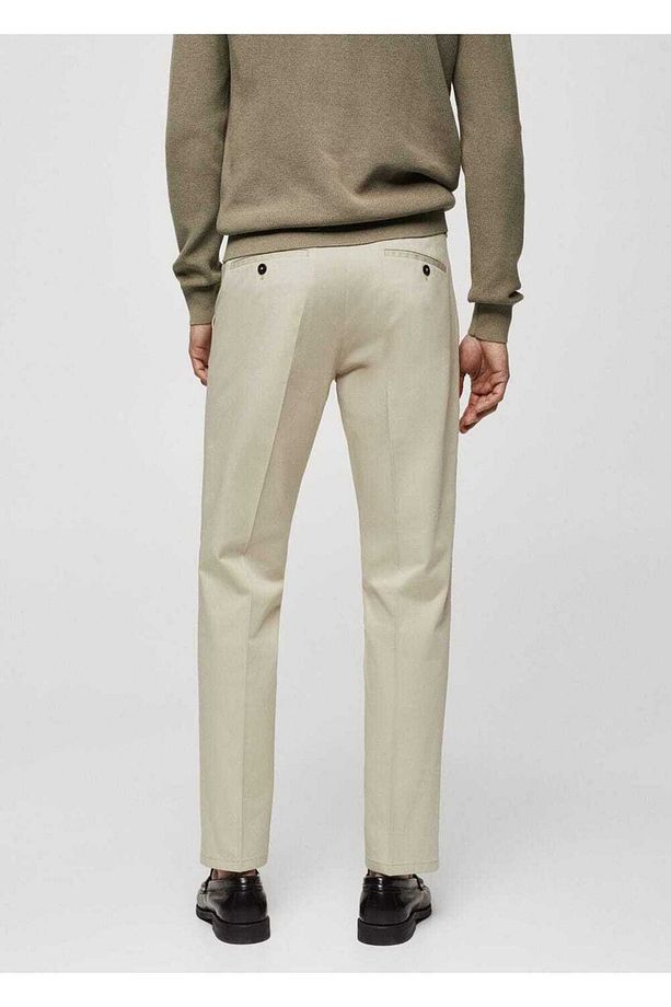 Regular fit pamuklu pantolon - 4
