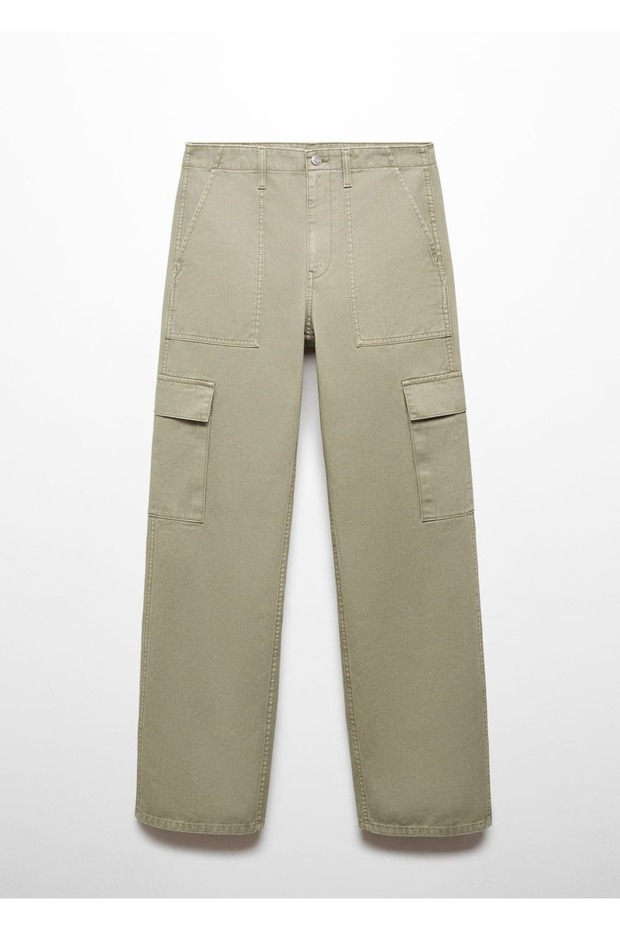 Cepli kargo jean pantolon - 3