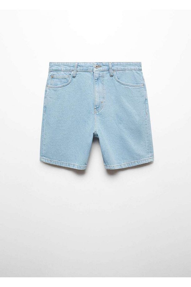 Regular Fit Denim Şort - 3