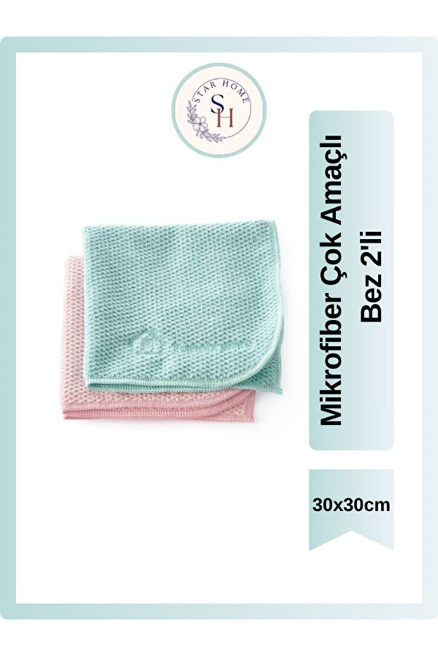 Mikrofiber Çok Amaçlı Bez 2'li - 1