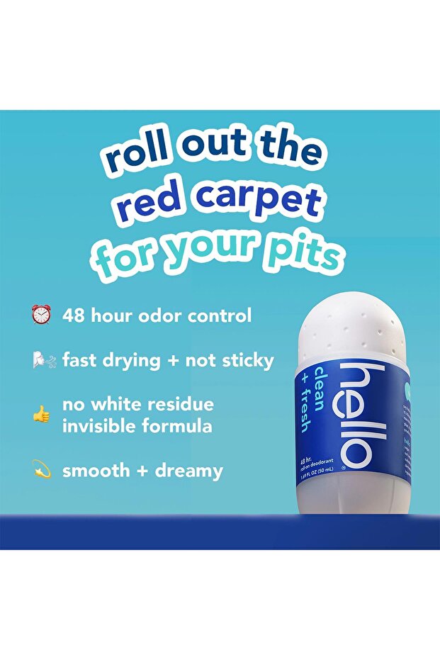 Clean + Fresh Roll-On Deodorant 50ML - 2