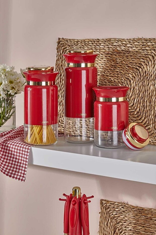 N3190 Pitaya 3 Piece Jar Set