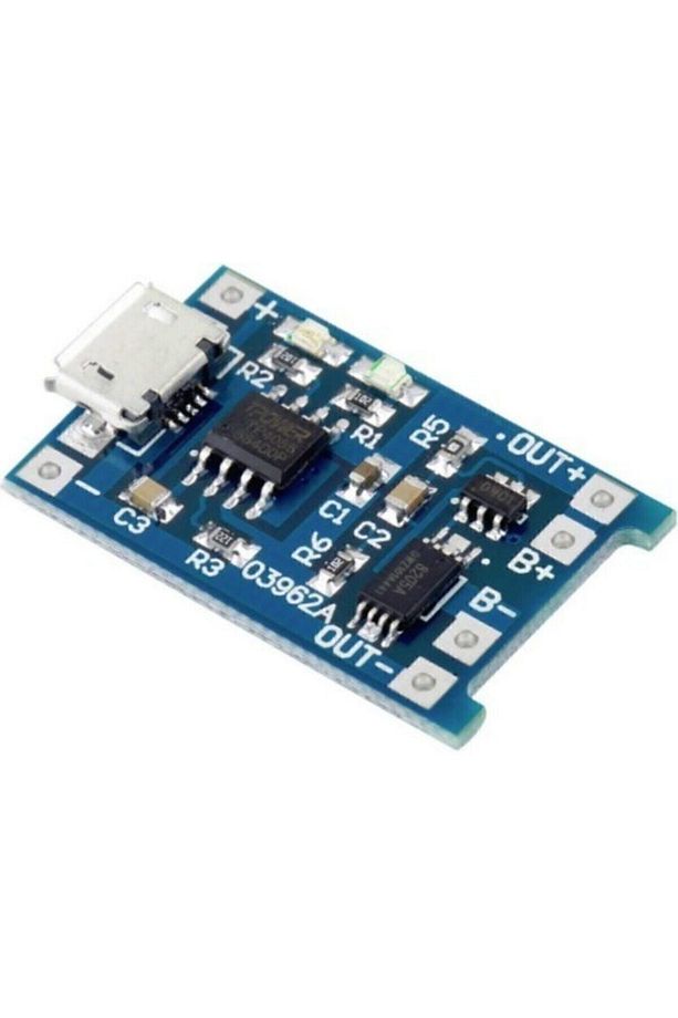 Tp4056 Mikro Usb 18650 Lityum Pil Şarj Devresi + Bms Koruma Özellik Powerbank Şarj Modülü 8 Adet - 6