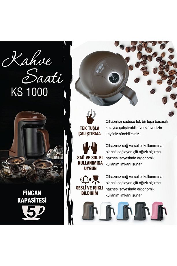 Kahve Saati KS 1000 - Pembe - 2