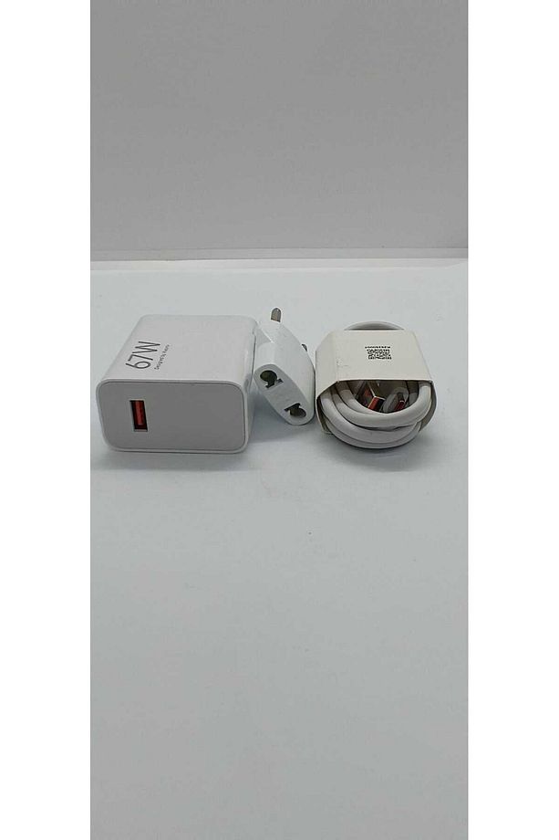 Xiaomi 67 Uyumlu W Turbo Hızlı Şarj Aleti Adaptörü + Kablo Seti Type-c 33 W 67 W Destekli - 1